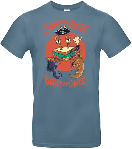 crimson crust  - animal, crab, pirates, cool, seafood, cool, sandwich, bread, zodiac - Standard T-Shirt