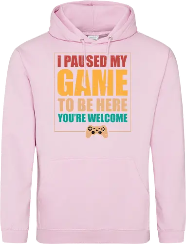 I paused my game to be here, you're welcome.