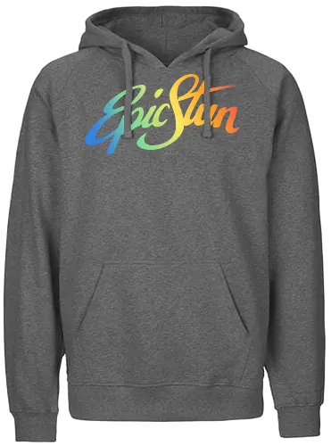 EpicStun - Color Logo - youtube, youtuber, merchandise, minecraft, epicstun, epicstunlp - Fairtrade Hoodie