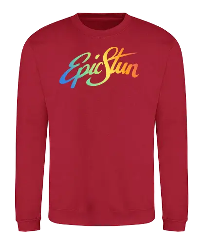 EpicStun - Color Logo - youtube, youtuber, merchandise, minecraft, epicstun, epicstunlp - Sweatshirt