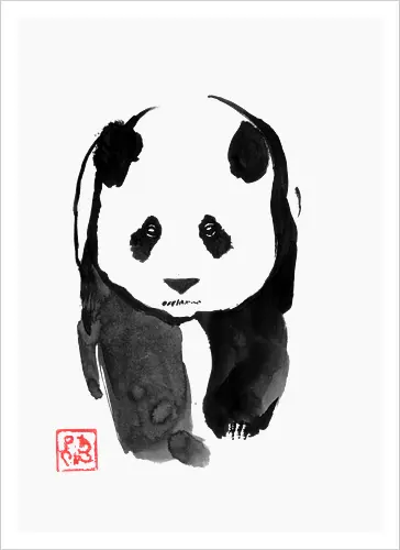 panda walking