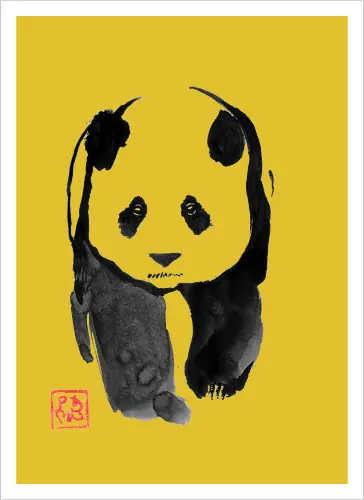 panda walking