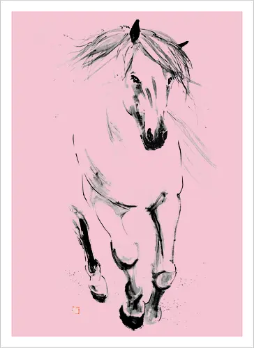 running horse