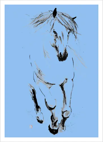 running horse