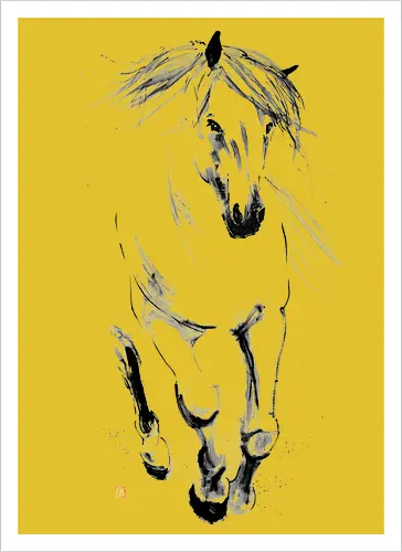 running horse