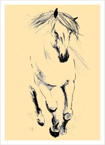 running horse