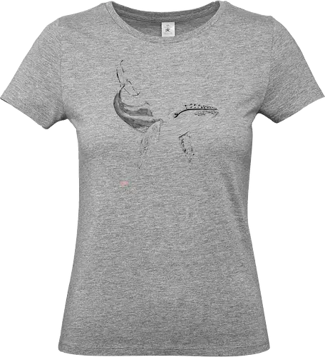 whale - whale, japan, sumie - Standard T-Shirt (Frauen)