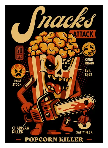 Snacks Attack - Popcorn Killer