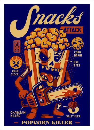 Snacks Attack - Popcorn Killer