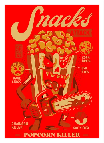 Snacks Attack - Popcorn Killer