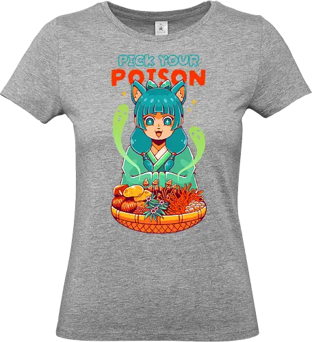 PICK YOUR POISON - kusuriya no hitorigoto, anime, manga, maomao, apothecary, the apothecary diaries, cute, mushrooms, poison, herbs - Standard T-Shirt (Frauen)