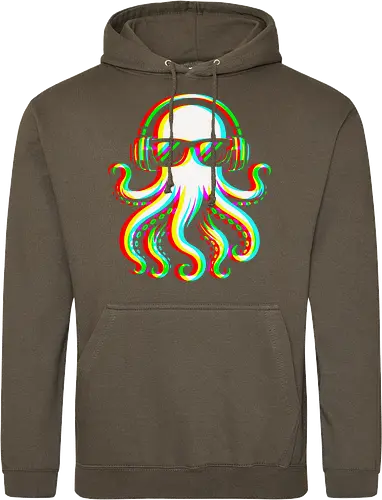 Disco Octopus Musik RGB