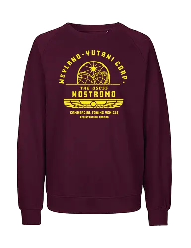 Weyland Corp. - nostromo, weyland yutani, alien, uscss, horror movie - Fairtrade Sweatshirt