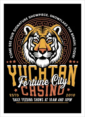 Yucatan Casino Snowflake Grunge