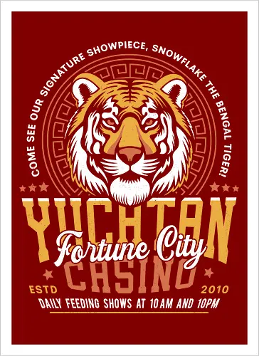 Yucatan Casino Snowflake Grunge