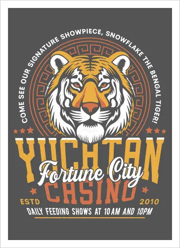 Yucatan Casino Snowflake Grunge
