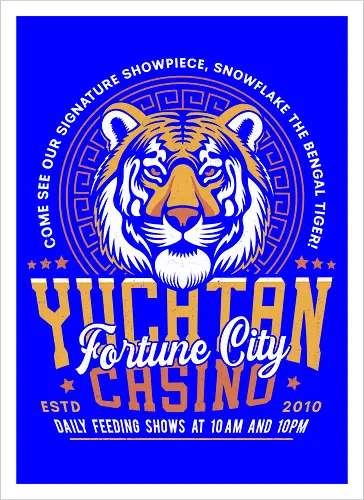 Yucatan Casino Snowflake Grunge