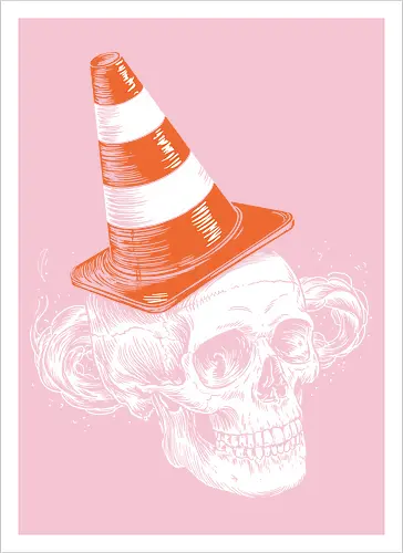 Skull clown