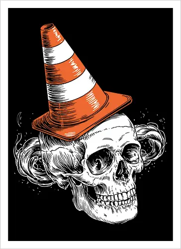 Skull clown