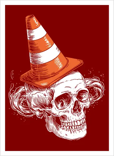 Skull clown