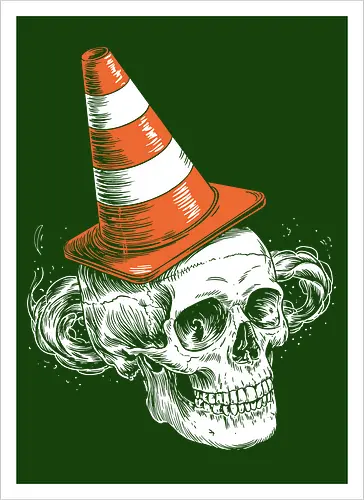 Skull clown