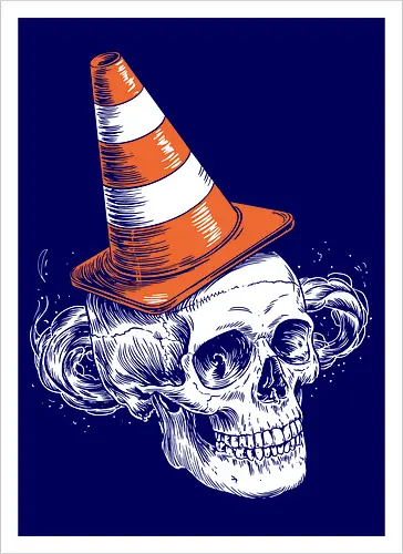 Skull clown