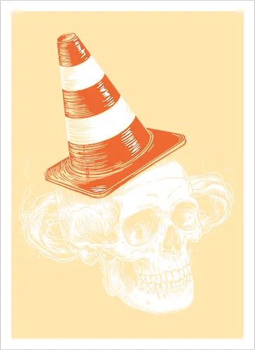 Skull clown