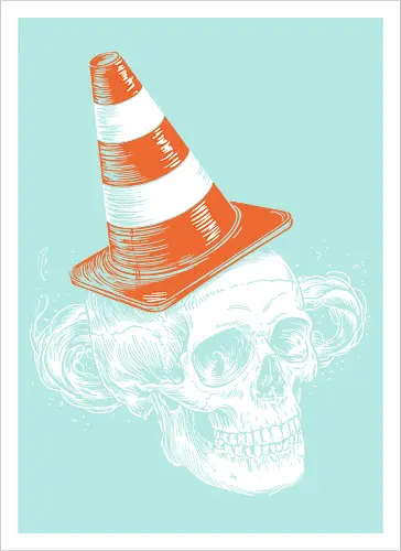 Skull clown