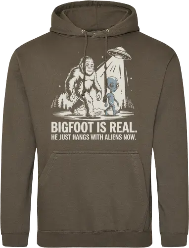 Bigfoot is real. He just hangs with aliens now