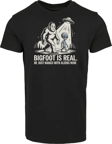 Bigfoot is real. He just hangs with aliens now