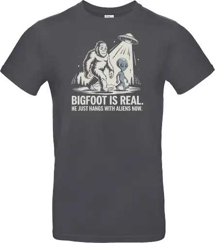 Bigfoot is real. He just hangs with aliens now