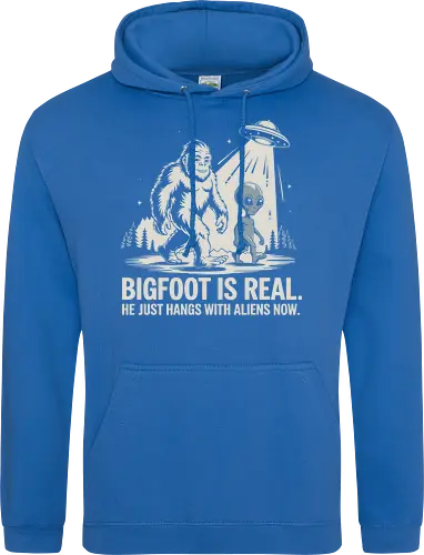 Bigfoot is real. He just hangs with aliens now