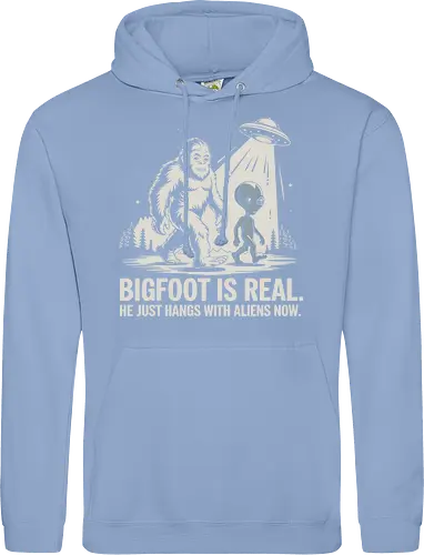 Bigfoot is real. He just hangs with aliens now