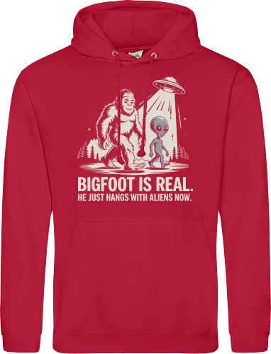 Bigfoot is real. He just hangs with aliens now