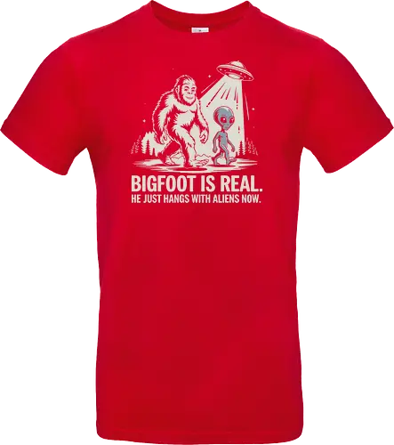 Bigfoot is real. He just hangs with aliens now