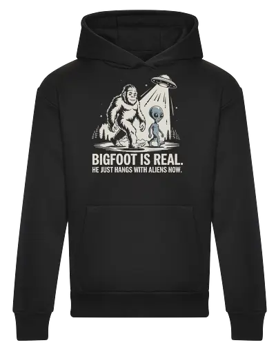 Bigfoot is real. He just hangs with aliens now