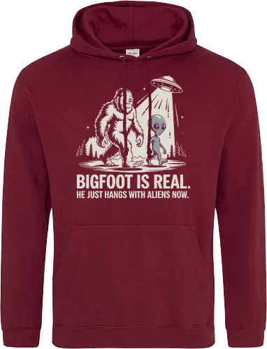 Bigfoot is real. He just hangs with aliens now