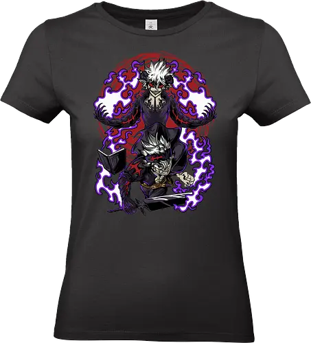 Demonborn Fury Colors - Wizard, Sorcery, Battle, Dragon, Swordfight, Knight, Magical World, Powers, Growth, Team Spirit, Ambition, Demonborn Fury Colors, Magie, Fantasy, Abenteuer, Zauberer, Magier, Kampf, Zauberei, Drachen, Mittelalter, Helden, Freundschaft, Mut, Spannung, Action, Shonen, Dunkelheit, Licht, Magischer Kampf, Zaubersprüche, Schwertkampf, Ritter, Magic, Fantasy, Adventure, Medieval, Hero, Friendship, Courage, Action, Shonen, Darkness, Light, Spellcasting, Hope, Destiny, Mystery, Magische Welt, Magische Kräfte, Wachstum, Teamgeist, Ehrgeiz, Hoffnung, Schicksal, Geheimnis - Standard T-Shirt (Frauen)