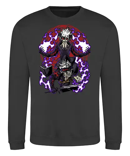 Demonborn Fury Colors - Wizard, Sorcery, Battle, Dragon, Swordfight, Knight, Magical World, Powers, Growth, Team Spirit, Ambition, Demonborn Fury Colors, Magie, Fantasy, Abenteuer, Zauberer, Magier, Kampf, Zauberei, Drachen, Mittelalter, Helden, Freundschaft, Mut, Spannung, Action, Shonen, Dunkelheit, Licht, Magischer Kampf, Zaubersprüche, Schwertkampf, Ritter, Magic, Fantasy, Adventure, Medieval, Hero, Friendship, Courage, Action, Shonen, Darkness, Light, Spellcasting, Hope, Destiny, Mystery, Magische Welt, Magische Kräfte, Wachstum, Teamgeist, Ehrgeiz, Hoffnung, Schicksal, Geheimnis - Sweatshirt