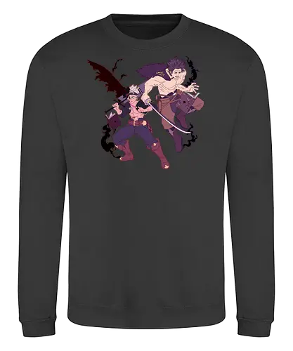 Bloodlust Rising - Bloodlust Rising, Magie, Fantasy, Abenteuer, Zauberer, Magier, Kampf, Zauberei, Drachen, Mittelalter, Helden, Freundschaft, Mut, Spannung, Action, Shonen, Dunkelheit, Licht, Magischer Kampf, Zaubersprüche, Schwertkampf, Ritter, Magische Welt, Magische Kräfte, Wachstum, Teamgeist, Ehrgeiz, Hoffnung, Schicksal, Geheimnis, Magic, Fantasy, Adventure, Wizard, Sorcery, Battle, Dragon, Medieval, Hero, Friendship, Courage, Action, Shonen, Darkness, Light, Spellcasting, Swordfight, Knight, Magical World, Powers, Growth, Team Spirit, Ambition, Hope, Destiny, Mystery - Sweatshirt