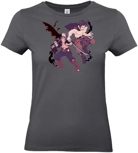 Bloodlust Rising - Bloodlust Rising, Magie, Fantasy, Abenteuer, Zauberer, Magier, Kampf, Zauberei, Drachen, Mittelalter, Helden, Freundschaft, Mut, Spannung, Action, Shonen, Dunkelheit, Licht, Magischer Kampf, Zaubersprüche, Schwertkampf, Ritter, Magische Welt, Magische Kräfte, Wachstum, Teamgeist, Ehrgeiz, Hoffnung, Schicksal, Geheimnis, Magic, Fantasy, Adventure, Wizard, Sorcery, Battle, Dragon, Medieval, Hero, Friendship, Courage, Action, Shonen, Darkness, Light, Spellcasting, Swordfight, Knight, Magical World, Powers, Growth, Team Spirit, Ambition, Hope, Destiny, Mystery - Standard T-Shirt (Frauen)
