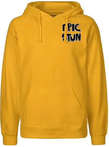 EpicStun - Logo - youtube, youtuber, merchandise, minecraft, epicstun, epicstunlp - Fairtrade Hoodie