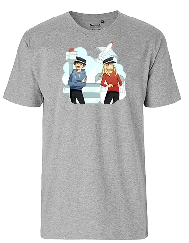 EpicStun - Flughafen - youtube, youtuber, merchandise, minecraft, epicstun, epicstunlp - Fairtrade T-Shirt