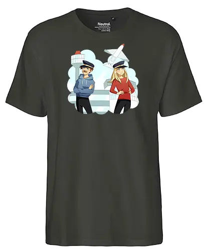 EpicStun - Flughafen - youtube, youtuber, merchandise, minecraft, epicstun, epicstunlp - Fairtrade T-Shirt