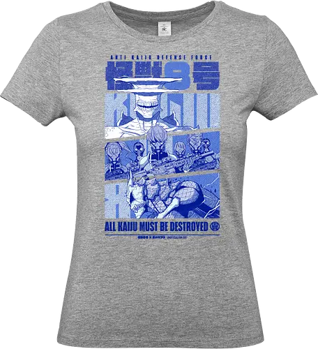 ANTI KAIJU FORCE II - KAIJU, ANIME, MANGA, MONSTER, WARRIOR - Standard T-Shirt (Frauen)