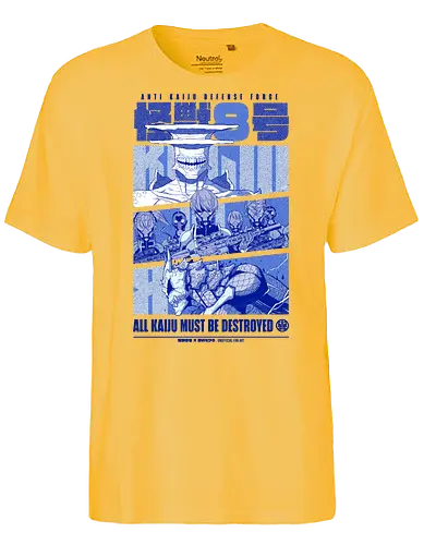 ANTI KAIJU FORCE II - KAIJU, ANIME, MANGA, MONSTER, WARRIOR - Fairtrade T-Shirt