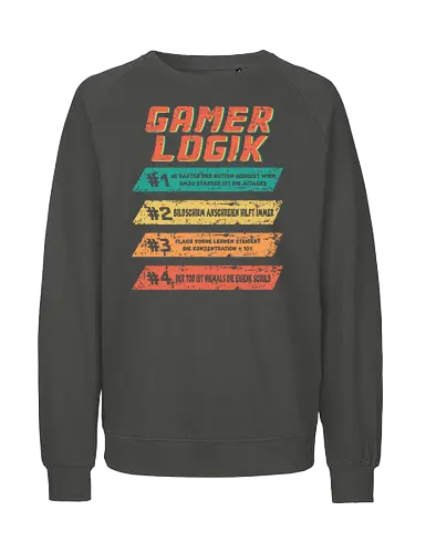Gamer Logik - Fairtrade Sweatshirt