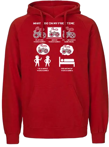 What I do in my free time - Fairtrade Hoodie