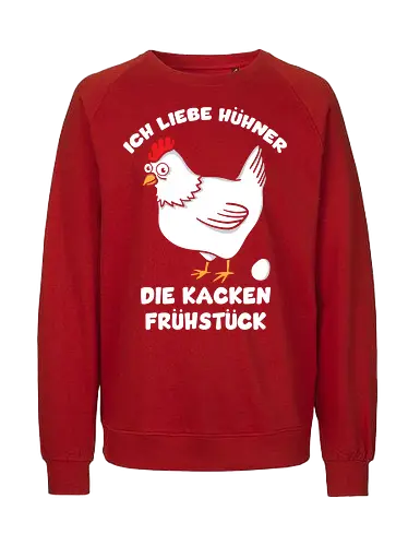 Ich liebe Hühner - Fairtrade Sweatshirt