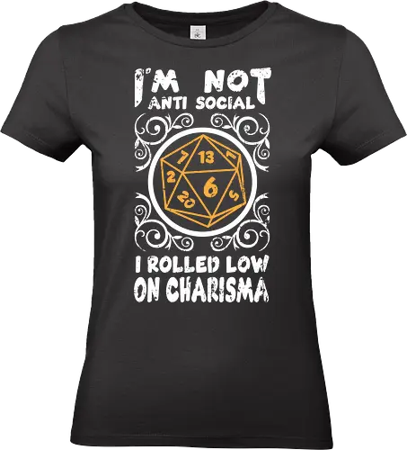 Im not anti social - Standard T-Shirt (Frauen)